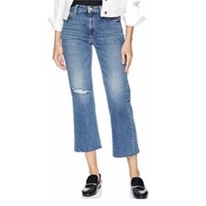 Joe's jeans The Wyatt High Rise Retro Crop Distressed Medium Wash Size 28